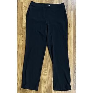 Zenergy By Chico’s Activewear Pants Size 0 Regular Black Poly/Spandex Blend EUC